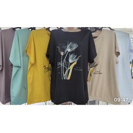 футболка жіноча G5 beige р.2XL-5XL "VERJINIA" недорого оптом від прямого постачальника