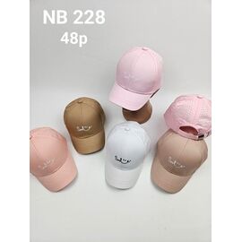 Фотография Кепка детская летняя на девочку NB228 mix р.48 "SELFI" недорого оптом от прямого поставщика