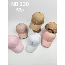 Фотография Кепка детская летняя на девочку NB230 mix р.52 "SELFI" недорого оптом от прямого поставщика