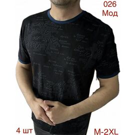 Фотография Футболка мужская ND1005-026 black р.M-2XL "EMRE" недорого оптом от прямого поставщика
