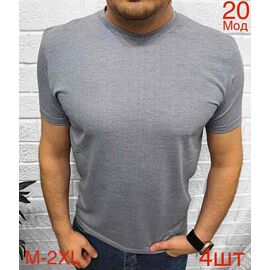 Фотография Футболка мужская ND1010-20 grey р.M-2XL "EMRE" недорого оптом от прямого поставщика