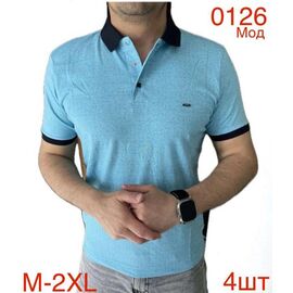 Фотография Футболка мужская ND1014-0126 l.blue р.M-2XL "EMRE" недорого оптом от прямого поставщика