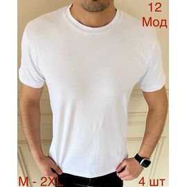 Фотография Футболка мужская ND1019-12 white р.M-2XL "EMRE" недорого оптом от прямого поставщика