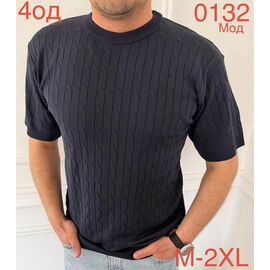 Фотография Футболка мужская ND1048-0132 d.grey р.M-2XL "EMRE" недорого оптом от прямого поставщика