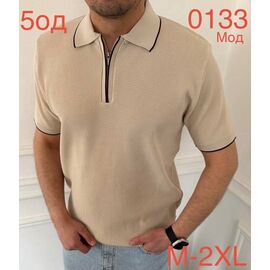 Фотография Футболка мужская ND1056-0133 beige р.M-2XL "EMRE" недорого оптом от прямого поставщика