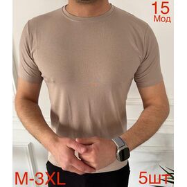 Фотография Футболка мужская ND1062-15 beige р.M-3XL "EMRE" недорого оптом от прямого поставщика