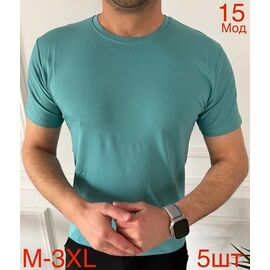 Фотография Футболка мужская ND1064-15 green р.M-3XL "EMRE" недорого оптом от прямого поставщика