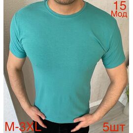 Фотография Футболка мужская ND1065-15 green р.M-3XL "EMRE" недорого оптом от прямого поставщика