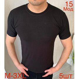 Фотография Футболка мужская ND1067-15 black р.M-3XL "EMRE" недорого оптом от прямого поставщика