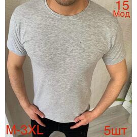 Фотография Футболка мужская ND1069-15 grey р.M-3XL "EMRE" недорого оптом от прямого поставщика