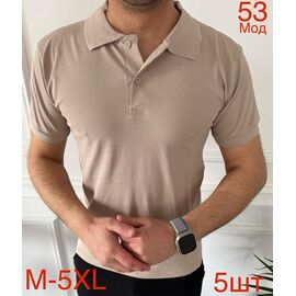 Фотография Футболка мужская ND1072-53 beige р.M-5XL "EMRE" недорого оптом от прямого поставщика