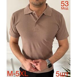 Фотография Футболка мужская ND1073-53 brown р.M-5XL "EMRE" недорого оптом от прямого поставщика