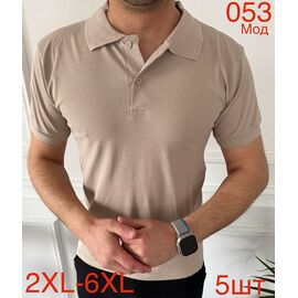 Футболка чоловіча ND1078-053 beige р.2XL-6XL "EMRE" недорого оптом від прямого постачальника