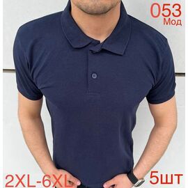 Футболка чоловіча ND1080-053 navy р.2XL-6XL "EMRE" недорого оптом від прямого постачальника