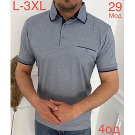 Футболка чоловіча ND1081-29 grey р.L-3XL "EMRE" недорого оптом від прямого постачальника