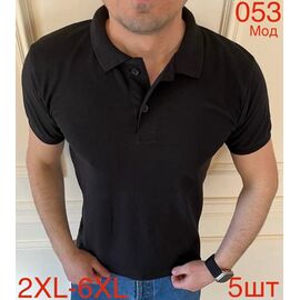 Футболка чоловіча ND1105-053 black р.2XL-6XL "EMRE" недорого оптом від прямого постачальника