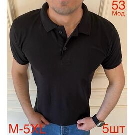 Футболка чоловіча ND1110-53 black р.M-5XL "EMRE" недорого оптом від прямого постачальника