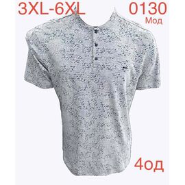 Футболка чоловіча ND1116-0130 grey р.3XL-6XL "EMRE" недорого оптом від прямого постачальника