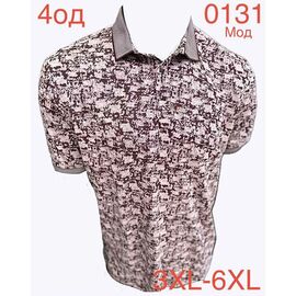 Футболка чоловіча ND1119-0131 brown р.3XL-6XL "EMRE" недорого оптом від прямого постачальника