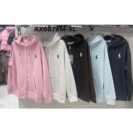 Кофта спортивна жіноча AX667 mix р.46-50 "FLORA" недорого оптом від прямого постачальника