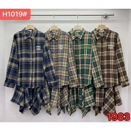 Костюм жіночий BV1019 green р.42-48 "FLORA" недорого оптом від прямого постачальника