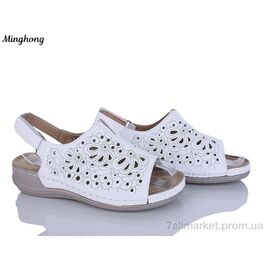 Босоніжки жіночі літні Літо 2339-2 (8 пар р.37-42) "Minghong" недорого оптом від прямого постачальника