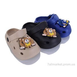 Крокси дитячі літні Літо 350A mix (12 пар р.18-23) "SANLIN 2" недорого оптом від прямого постачальника