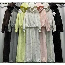 Костюм спортивний жіночий теплий BX9882 pink р.M-XL "FLORA" недорого оптом від прямого постачальника