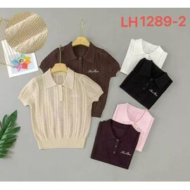 футболка жіноча LH1289-2 mix р.42-48 "FLORA" недорого оптом від прямого постачальника