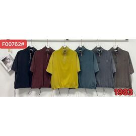 футболка жіноча P0762 mix р.52-54 "FLORA" недорого оптом від прямого постачальника