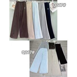 Штани спортивні жіночі Q217 grey р.42-48 "FLORA" недорого оптом від прямого постачальника