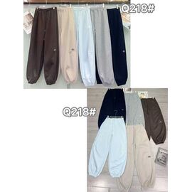 Штани спортивні жіночі Q218 beige р.M-XL "FLORA" недорого оптом від прямого постачальника