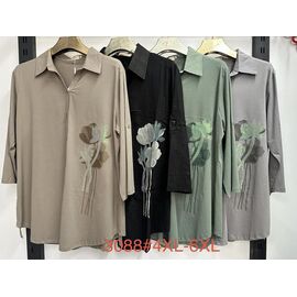 Сорочка жіноча 3088 nude р.4XL-6XL "Immei" недорого оптом від прямого постачальника