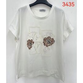 футболка жіноча 3435 white р.52-62 "Immei" недорого оптом від прямого постачальника