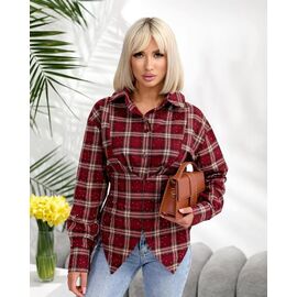 Сорочка жіноча 1124 red р.one size "Lelis" недорого оптом від прямого постачальника