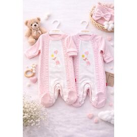 Комбінезон дитячий на дівчинку 1027 pink р.0-0.3 "Major" недорого оптом від прямого постачальника