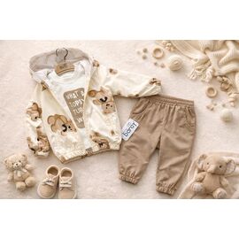 Фотография Костюм детский спортивный на девочку 1046 nude р.74-86 "Major" недорого оптом от прямого поставщика