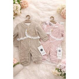 Комбінезон дитячий на дівчинку 1103 pink р.56-68 "Major" недорого оптом від прямого постачальника