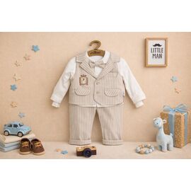 Костюм дитячий на хлопчика 1362 beige р.0.3-1 "Major" недорого оптом від прямого постачальника