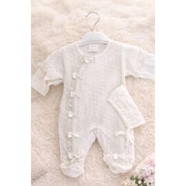 Комплект дитячий на дівчинку 16228 milk р.62-68 "Major" недорого оптом від прямого постачальника