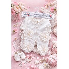 Костюм дитячий на дівчинку 19213 white р.0-0.3 "Major" недорого оптом від прямого постачальника