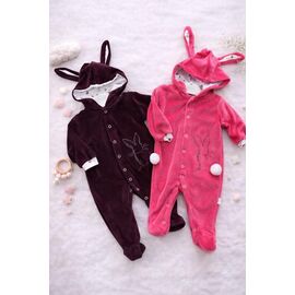 Комбінезон дитячий на дівчинку 2053 crimson р.62-74 "Major" недорого оптом від прямого постачальника