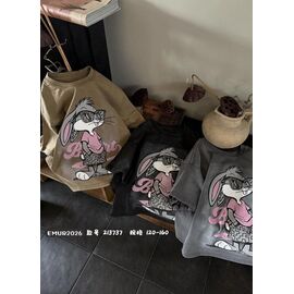 Фотография Футболка детская на девочку 2137 grey р.120-160 "Major" недорого оптом от прямого поставщика