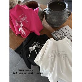 Фотография Футболка детская на девочку 2214 white р.120-160 "Major" недорого оптом от прямого поставщика