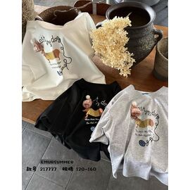 Фотография Футболка детская на девочку 2277 black р.120-160 "Major" недорого оптом от прямого поставщика