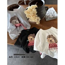 Фотография Футболка детская на девочку 2278 l.grey р.120-160 "Major" недорого оптом от прямого поставщика