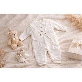 Комбінезон дитячий на дівчинку 24151 white р.0-0.3 "Major" недорого оптом від прямого постачальника