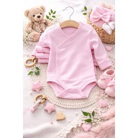 Комбінезон дитячий на дівчинку 2547 pink р.0.3-1.4 "Major" недорого оптом від прямого постачальника