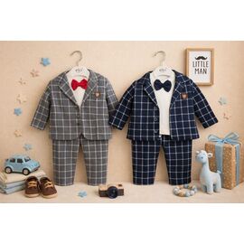 Костюм дитячий на хлопчика 3304 navy р.68-86 "Major" недорого оптом від прямого постачальника