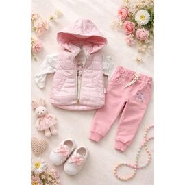 Фотография Костюм детский спортивный на девочку 336 pink р.74-86 "Major" недорого оптом от прямого поставщика